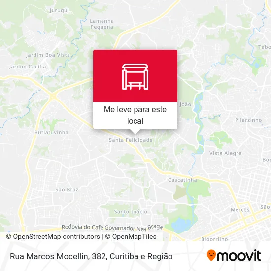 Rua Marcos Mocellin, 382 mapa