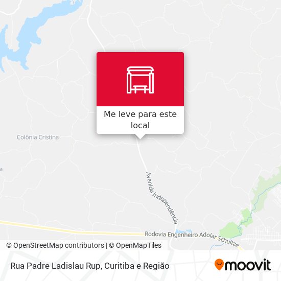 Rua Padre Ladislau Rup mapa