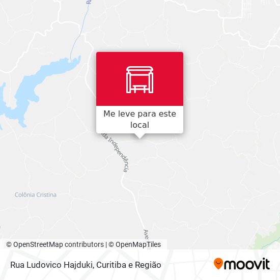 Rua Ludovico Hajduki mapa