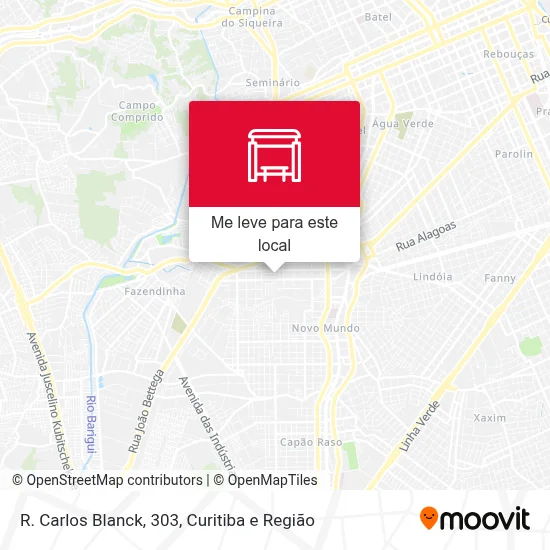 R. Carlos Blanck, 303 mapa
