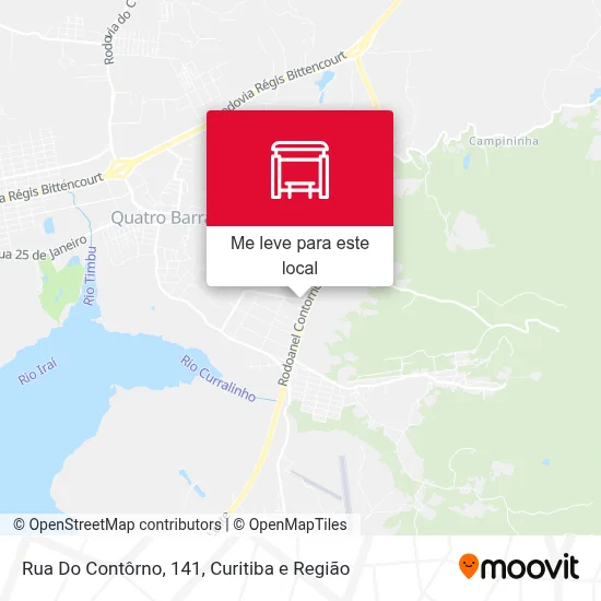 Rua Do Contôrno, 141 mapa