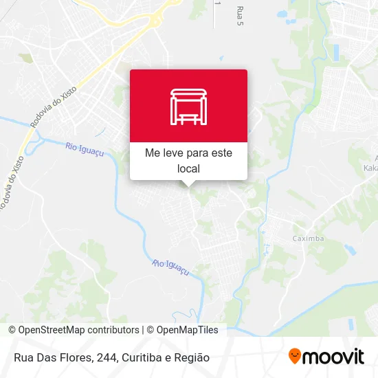 Rua Das Flores, 244 mapa