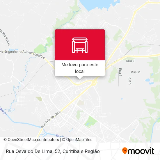 Rua Osvaldo De Lima, 52 mapa
