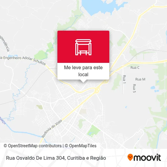 Rua Osvaldo De Lima 304 mapa