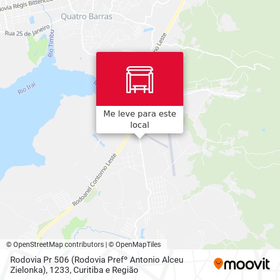 Rodovia Pr 506 (Rodovia Prefº Antonio Alceu Zielonka), 1233 mapa