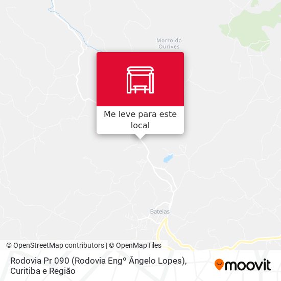 Rodovia Pr 090 (Rodovia Engº Ângelo Lopes) mapa