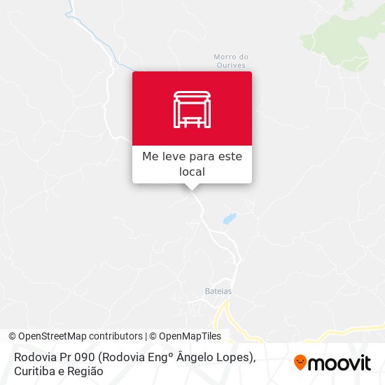Rodovia Pr 090 (Rodovia Engº Ângelo Lopes) mapa