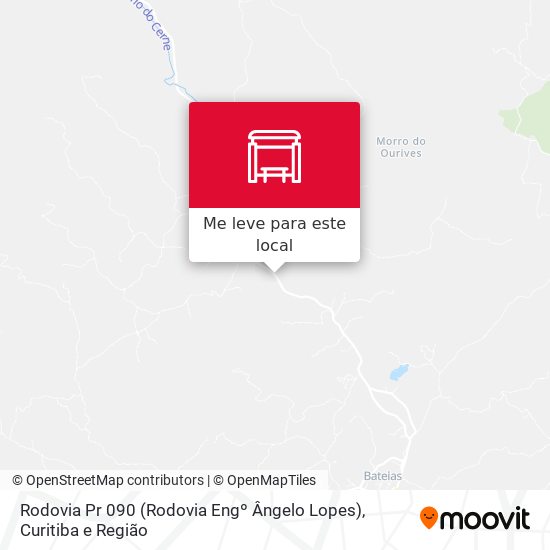 Rodovia Pr 090 (Rodovia Engº Ângelo Lopes) mapa