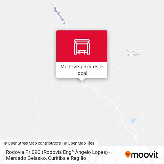 Rodovia Pr 090 (Rodovia Engº Ângelo Lopes) - Mercado Gelasko mapa