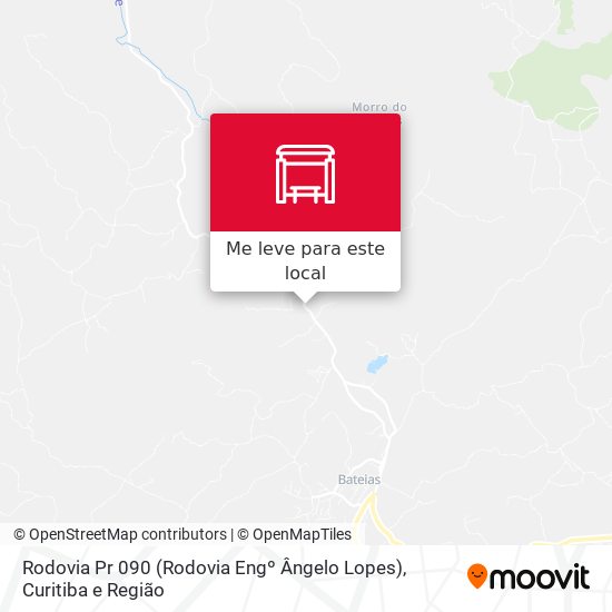 Rodovia Pr 090 (Rodovia Engº Ângelo Lopes) mapa
