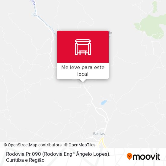 Rodovia Pr 090 (Rodovia Engº Ângelo Lopes) mapa