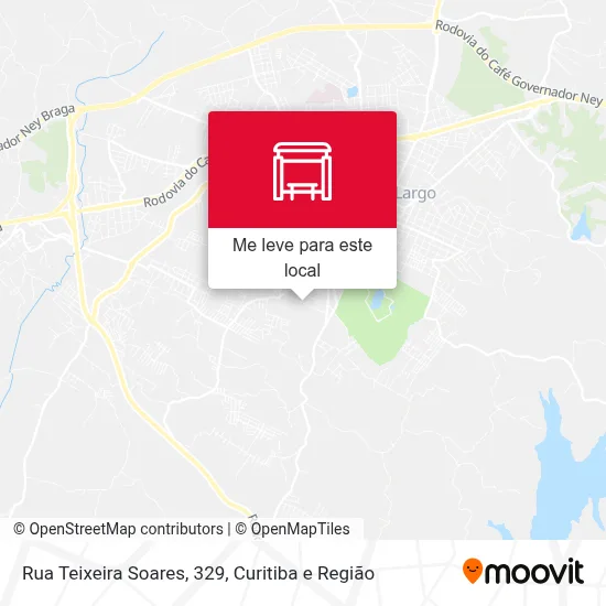 Rua Teixeira Soares, 329 mapa