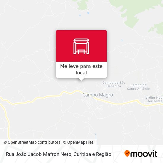 Rua João Jacob Mafron Neto mapa