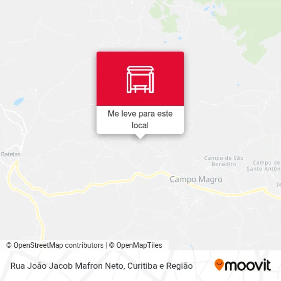Rua João Jacob Mafron Neto mapa