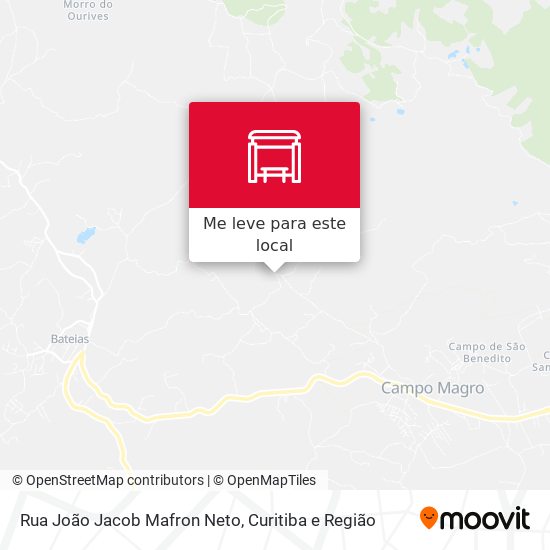 Rua João Jacob Mafron Neto mapa