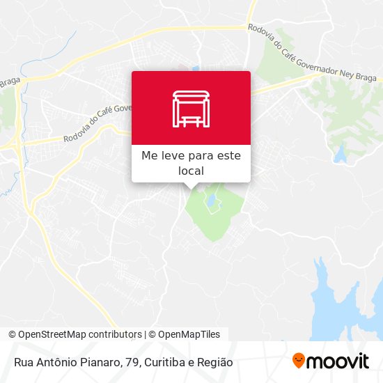 Rua Antônio Pianaro, 79 mapa