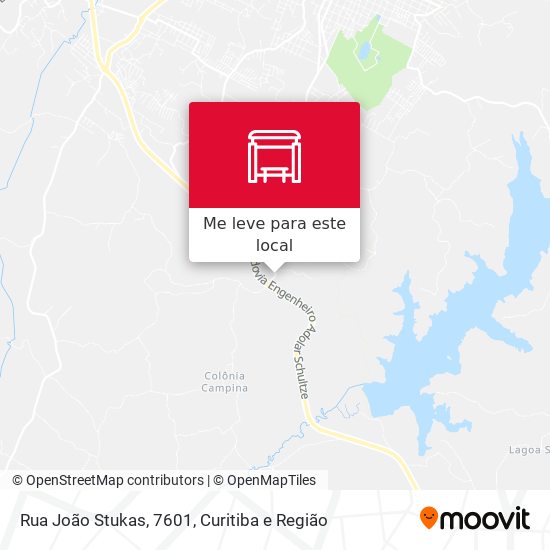 Rua João Stukas, 7601 mapa