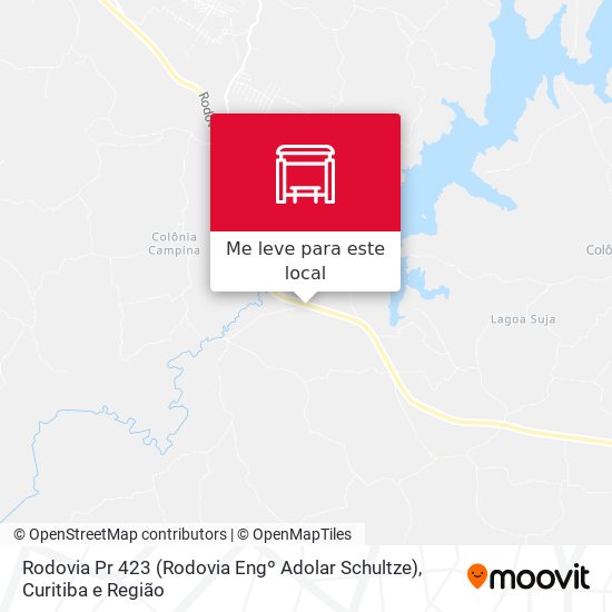 Rodovia Pr 423 (Rodovia Engº Adolar Schultze) mapa