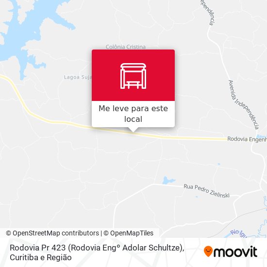 Rodovia Pr 423 (Rodovia Engº Adolar Schultze) mapa