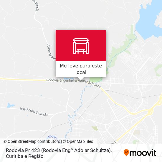 Rodovia Pr 423 (Rodovia Engº Adolar Schultze) mapa