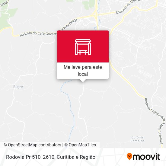 Rodovia Pr 510, 2610 mapa
