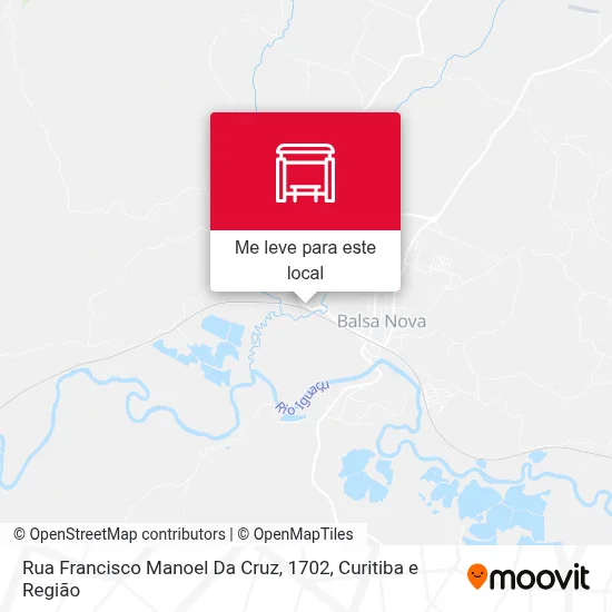 Rua Francisco Manoel Da Cruz, 1702 mapa