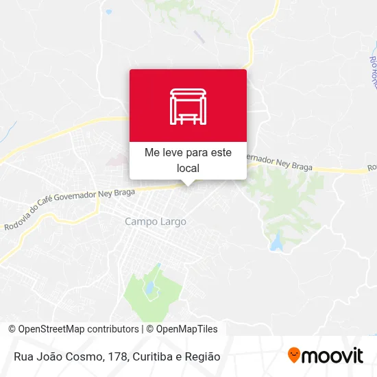 Rua João Cosmo, 178 mapa