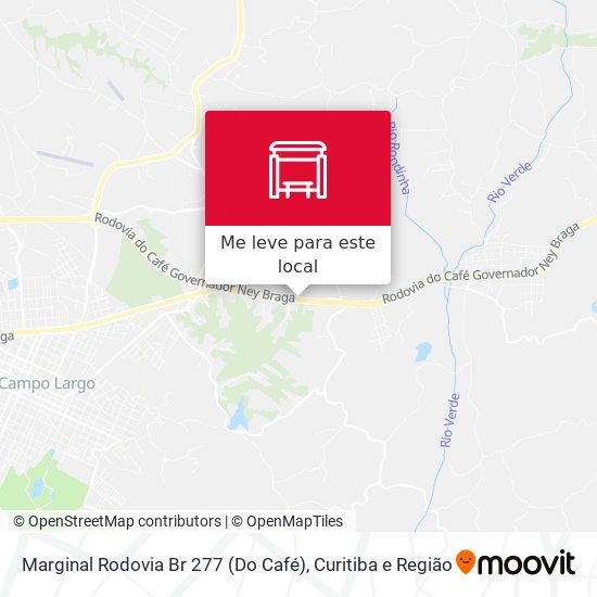 Marginal Rodovia Br 277 (Do Café) mapa