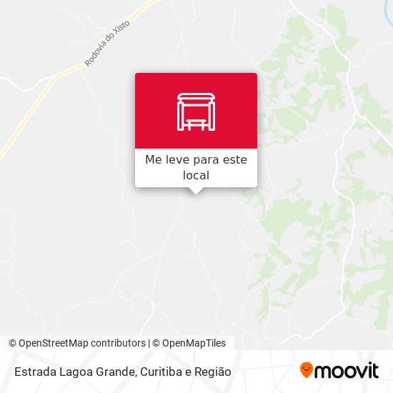 Estrada Lagoa Grande mapa