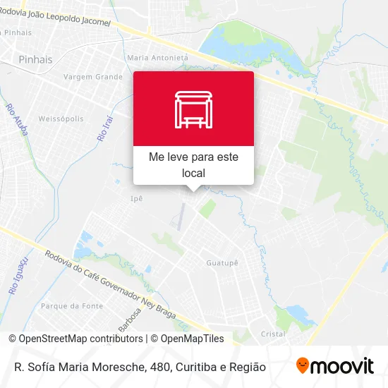 R. Sofía Maria Moresche, 480 mapa