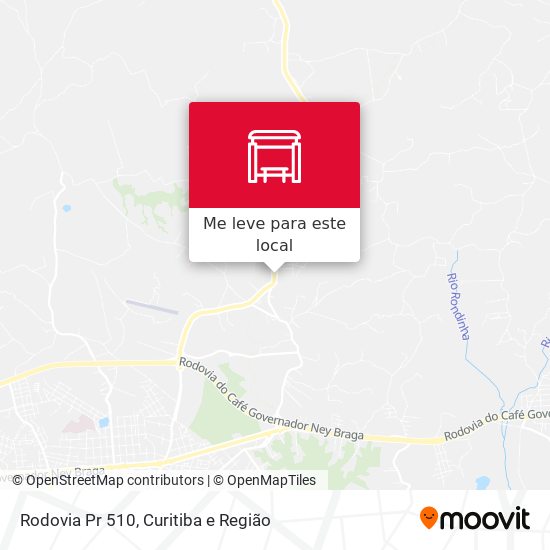 Rodovia Pr 510 mapa