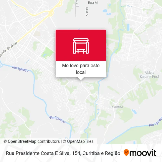 Rua Presidente Costa E Silva, 154 mapa