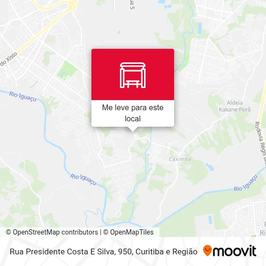 Rua Presidente Costa E Silva, 950 mapa