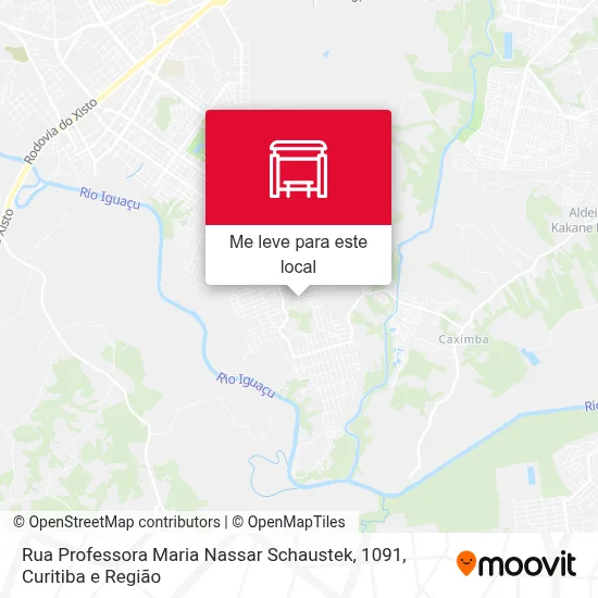 Rua Professora Maria Nassar Schaustek, 1091 mapa