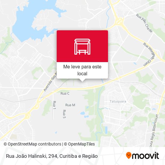 Rua João Halinski, 294 mapa