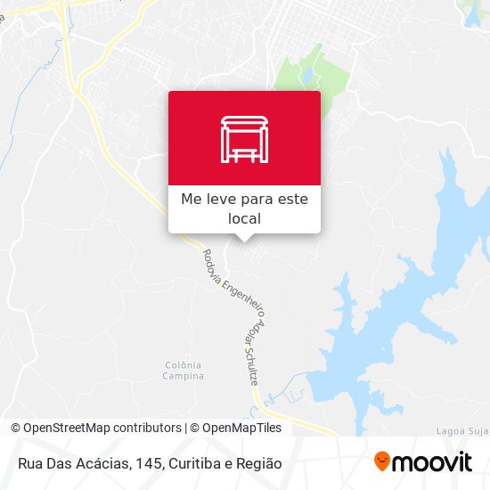 Rua Das Acácias, 145 mapa