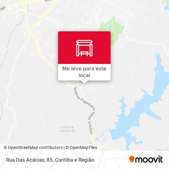 Rua Das Acácias, 85 mapa