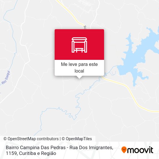 Bairro Campina Das Pedras - Rua Dos Imigrantes, 1159 mapa