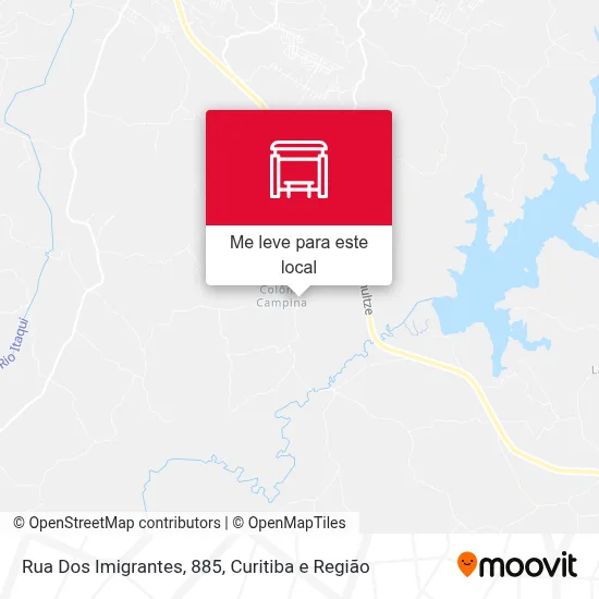 Rua Dos Imigrantes, 885 mapa