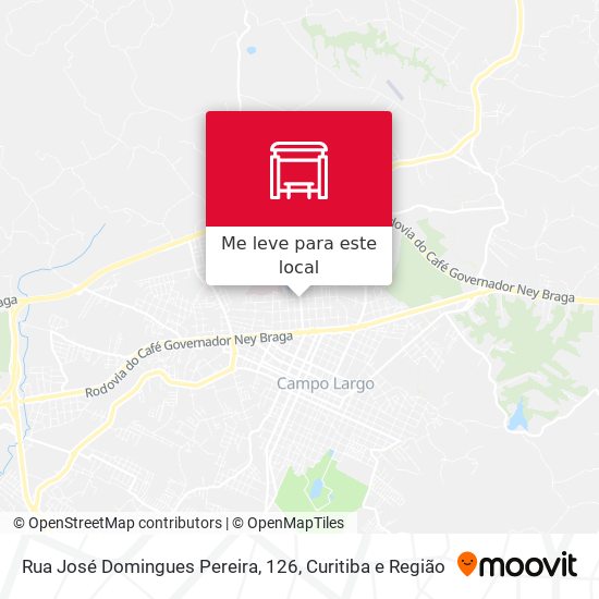 Rua José Domingues Pereira, 126 mapa