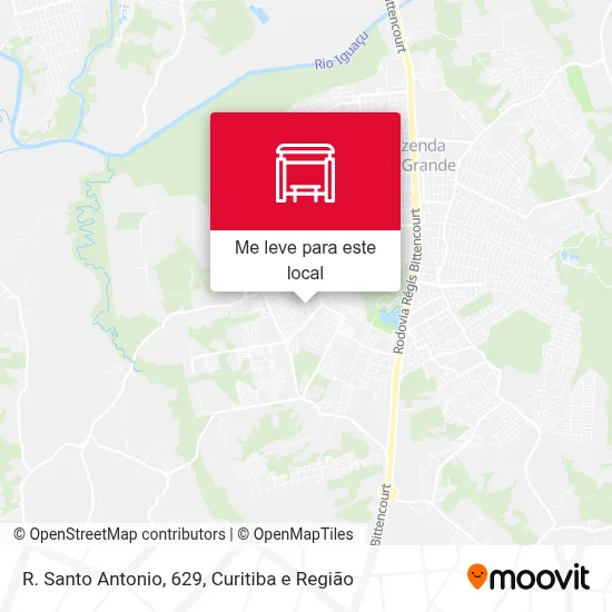 R. Santo Antonio, 629 mapa