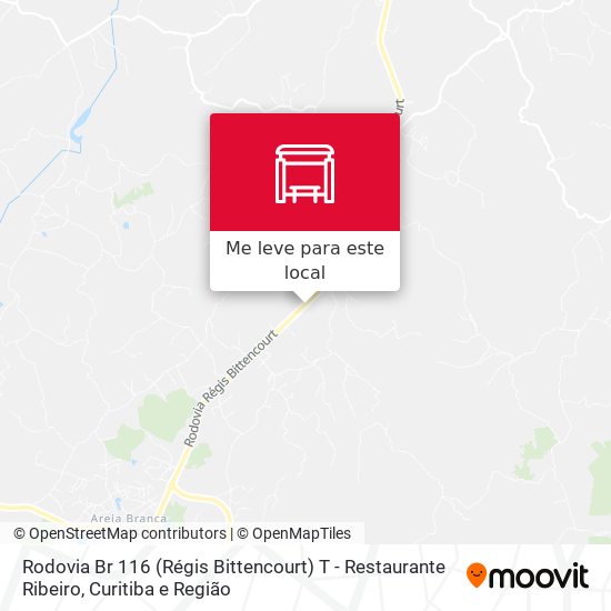Rodovia Br 116 (Régis Bittencourt) T - Restaurante Ribeiro mapa