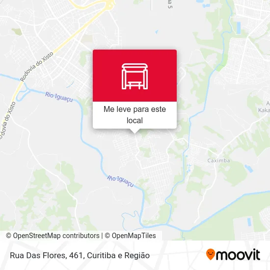 Rua Das Flores, 461 mapa