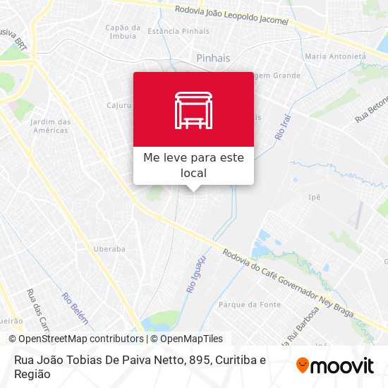 Rua João Tobias De Paiva Netto, 895 mapa