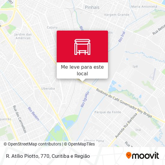 R. Atílio Piotto, 770 mapa
