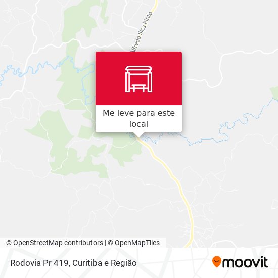 Rodovia Pr 419 mapa