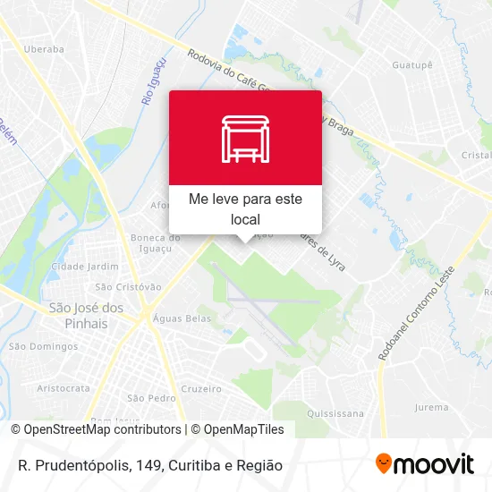R. Prudentópolis, 149 mapa
