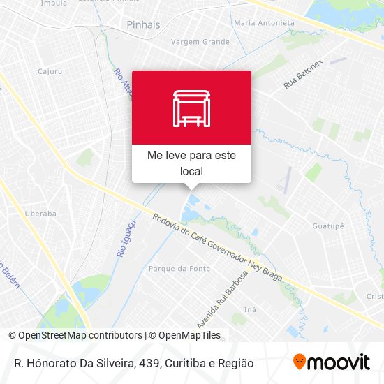 R. Hónorato Da Silveira, 439 mapa
