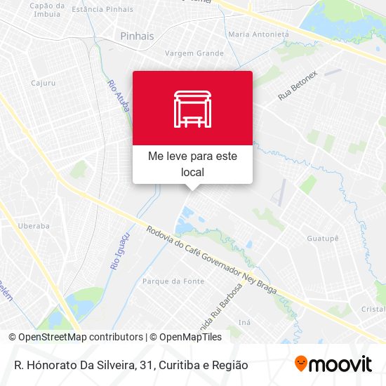 R. Hónorato Da Silveira, 31 mapa