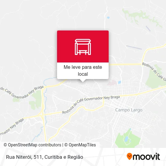 Rua Niterói, 511 mapa